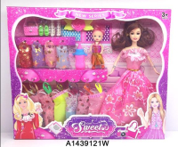 Кукла 29см с набором одежды и аксесс. в кор. в кор.2*24шт A1439121W