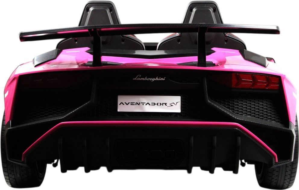 Детский электромобиль RiverToys Lamborghini Aventador SV (M777MM) розовый