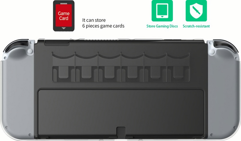 Защитный чехол DOBE для Nintendo Switch OLED (прозрачный) (TNS-1141)