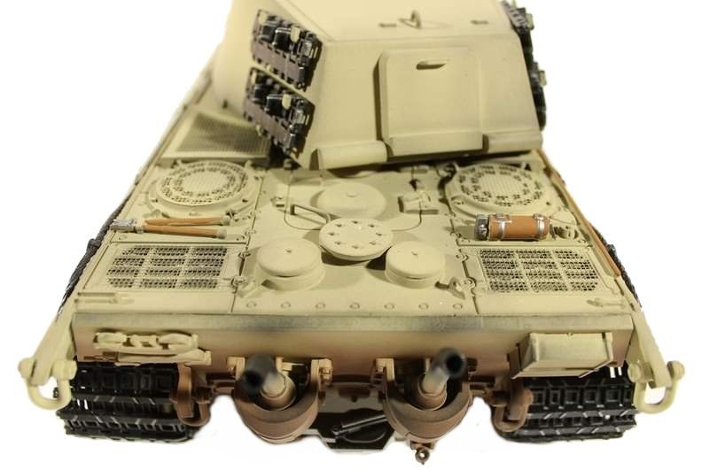 Радиоуправляемый танк Torro King Tiger, башня Henschel (Metal Edition) 1/16, ВВ-пушка V3.0 2.4G RTR, TR1110000611-3.0