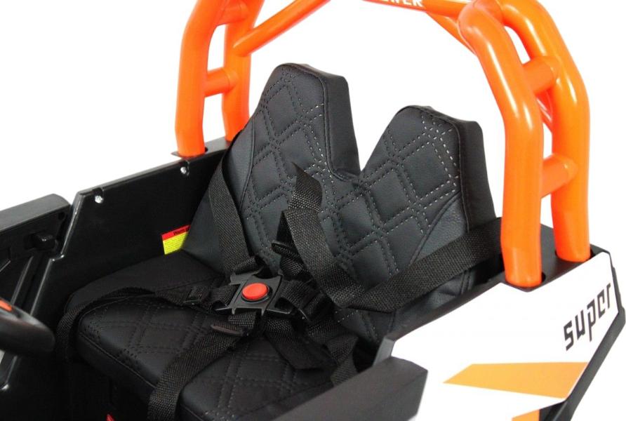 Детский электромобиль RiverToys F888FF-A 4WD оранжевый