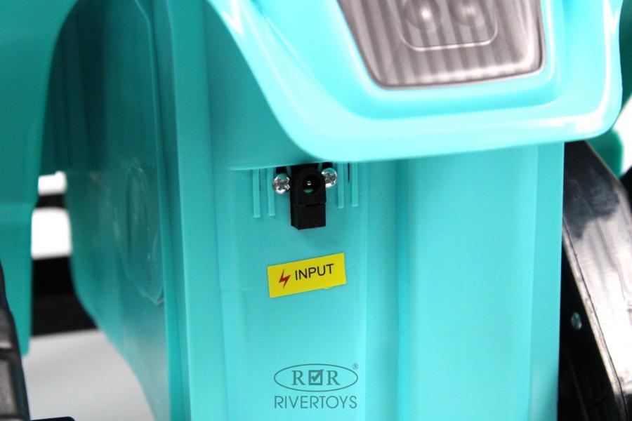 Детский электроквадроцикл RiverToys H001HH синий