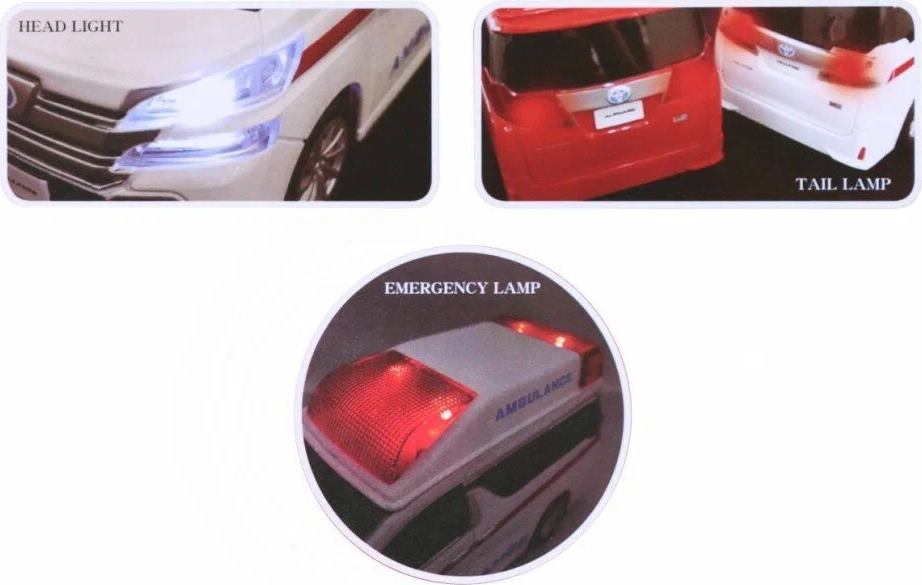 Радиоуправляемая модель MX Toyota Alphard Скорая помощь (1к24) (MX25003)