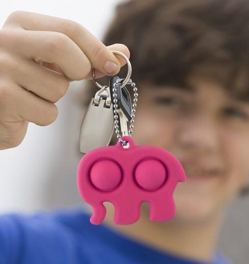 Брелок-игрушка Simple Dimple Слон (синий) антистресс (тактильная, сенсорная)