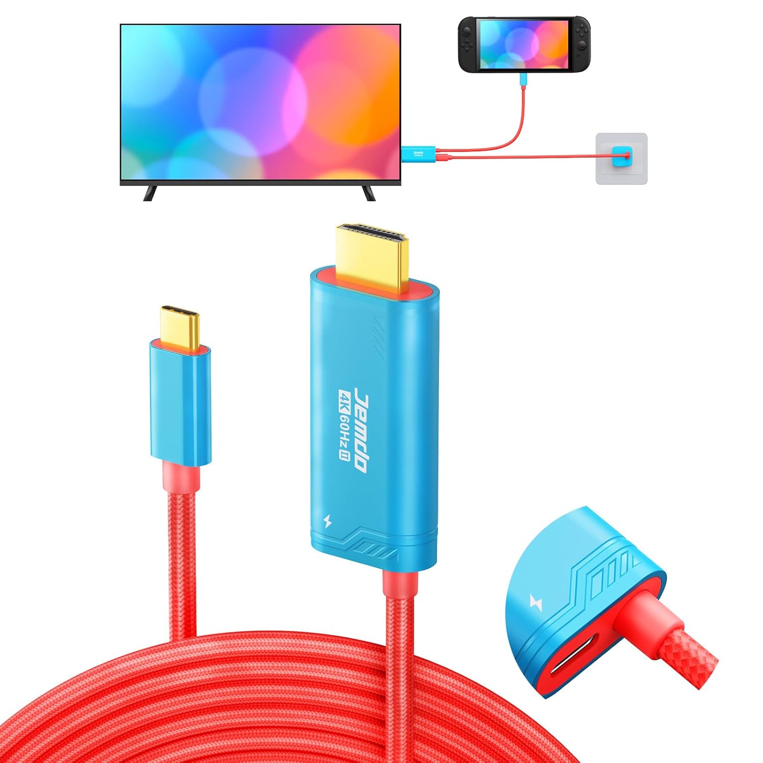 Кабель Switch 2 HDMI/TYPE-C (4K/100W/2 м)