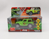 Машина металл JEEP WRANGLER RUBICON ДИНОЗАВРЫ 11 см, двери, баг, инерц, кор. Технопарк в кор.2*36шт RUBICON3D-12DIN-GN