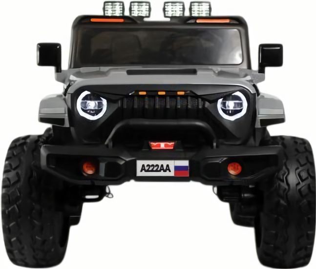 Детский электромобиль Jeep A222AA серый