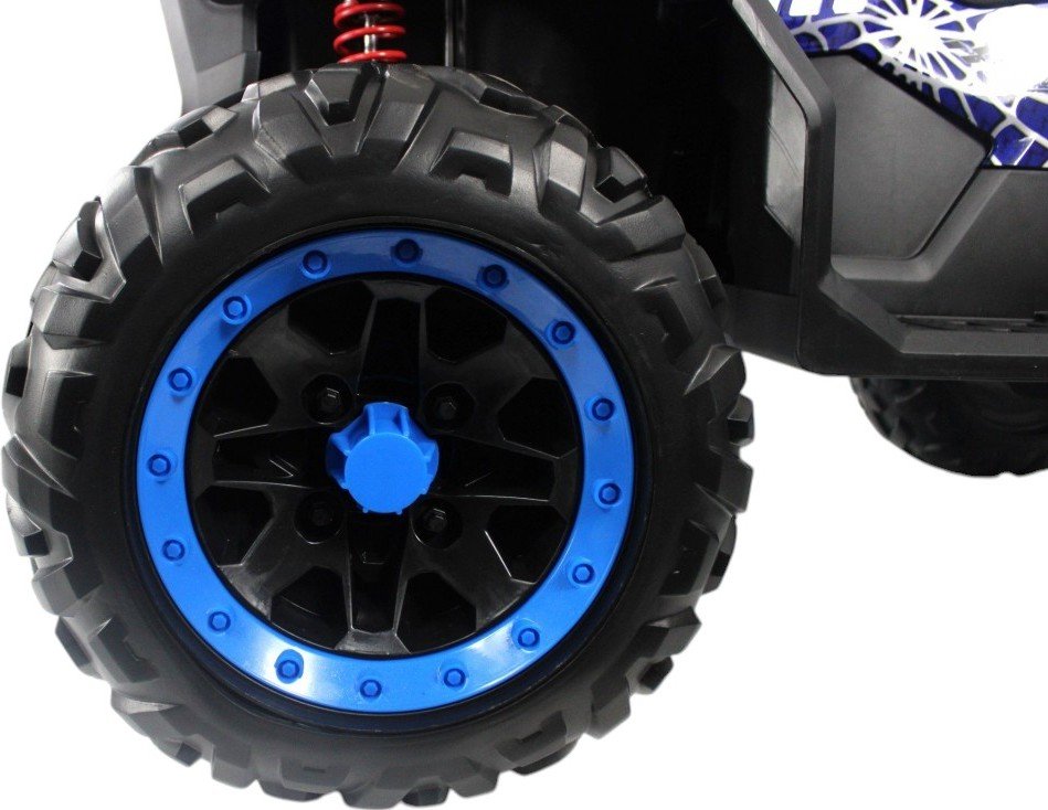 Детский электромобиль RiverToys (Z999VO) (синий спайдер)