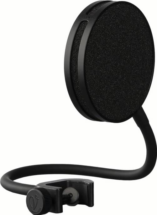 (EU) Поп-фильтр Isovox Isopop Midnight Black, премиум, 2 сменных фильтра, черный