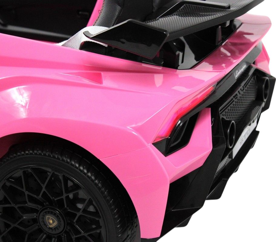 Детский электромобиль RiverToys Lamborghini Huracán STO (E888EE) розовый