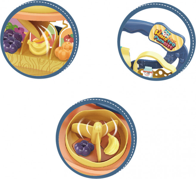 Игровой набор Fenfa "Город хомяков" Розовый хомяк и супермаркет (1619F)