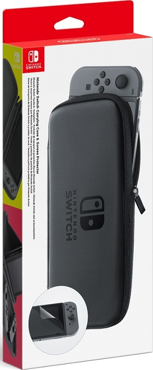 Фирменный чехол и защитная плёнка на экран для Nintendo Switch OLED