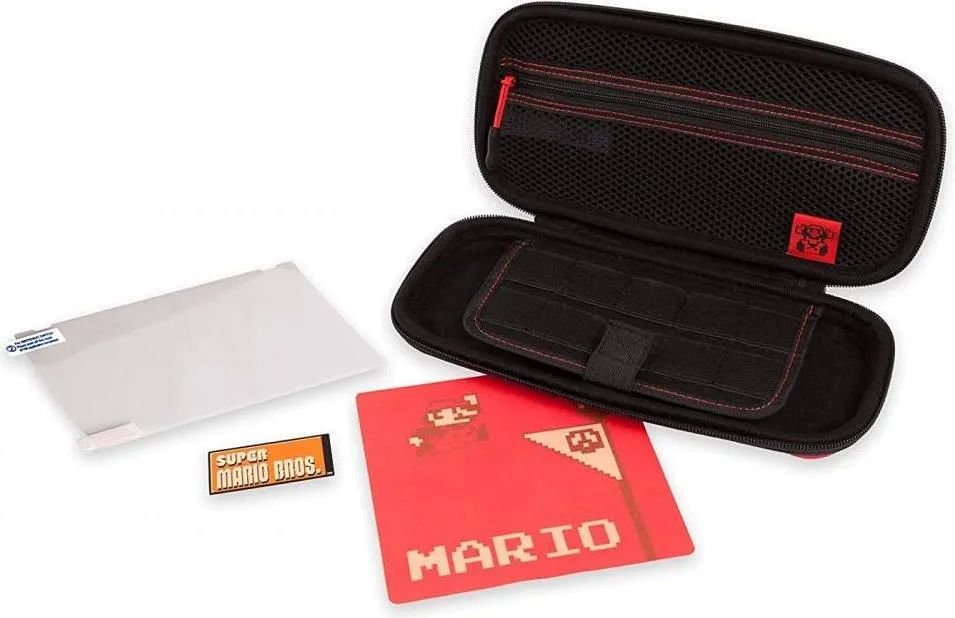Набор PowerA Protection Kit 4в1 Super Mario Bros. Red для Nintendo Switch