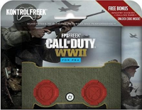 Накладки на стики KontrolFreek Grips Call of Duty WWII Red для геймпада Dualshock PS4 (красный)