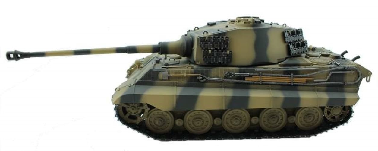 Радиоуправляемый танк Torro King Tiger 1/16, ВВ-пушка, дым, деревянная коробка V3.0 2.4G RTR, TR11709-CA-3.0
