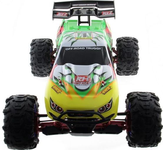Радиоуправляемая трагги Remo Hobby EVO-R Brushless (зеленая) 4WD 2.4G 1/8 RTR (E666-003)