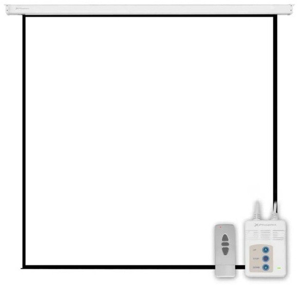 (EU) Аксессуар для проектора Phoenix Technologies Elec-Screen240 135" экран электрический рулонный , Белый