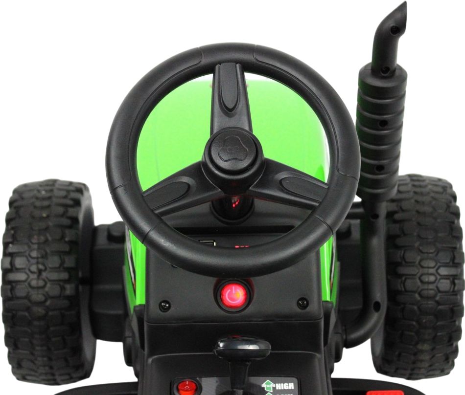 Детский электромобиль RiverToys H444HH зеленый