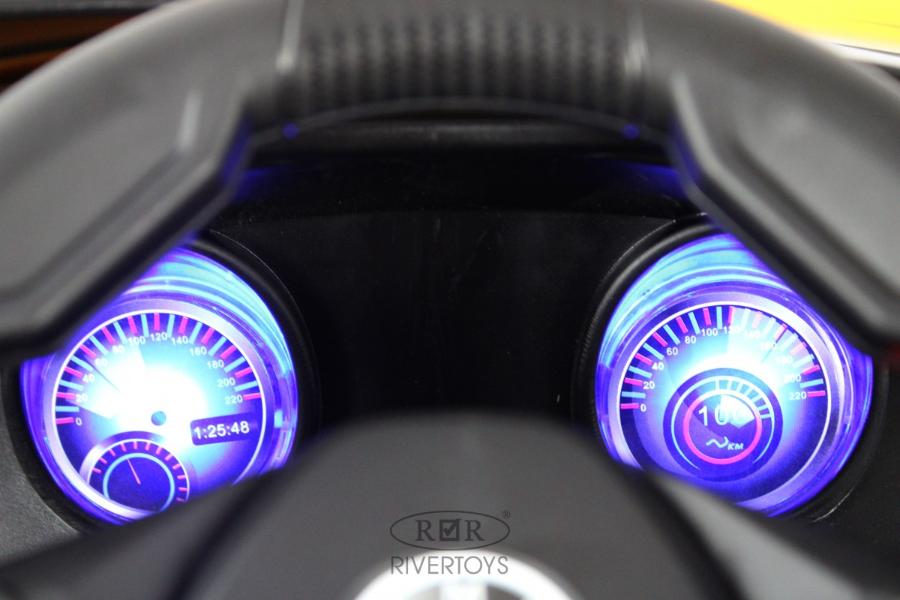 Детский электромобиль RiverToys K888AM желтый