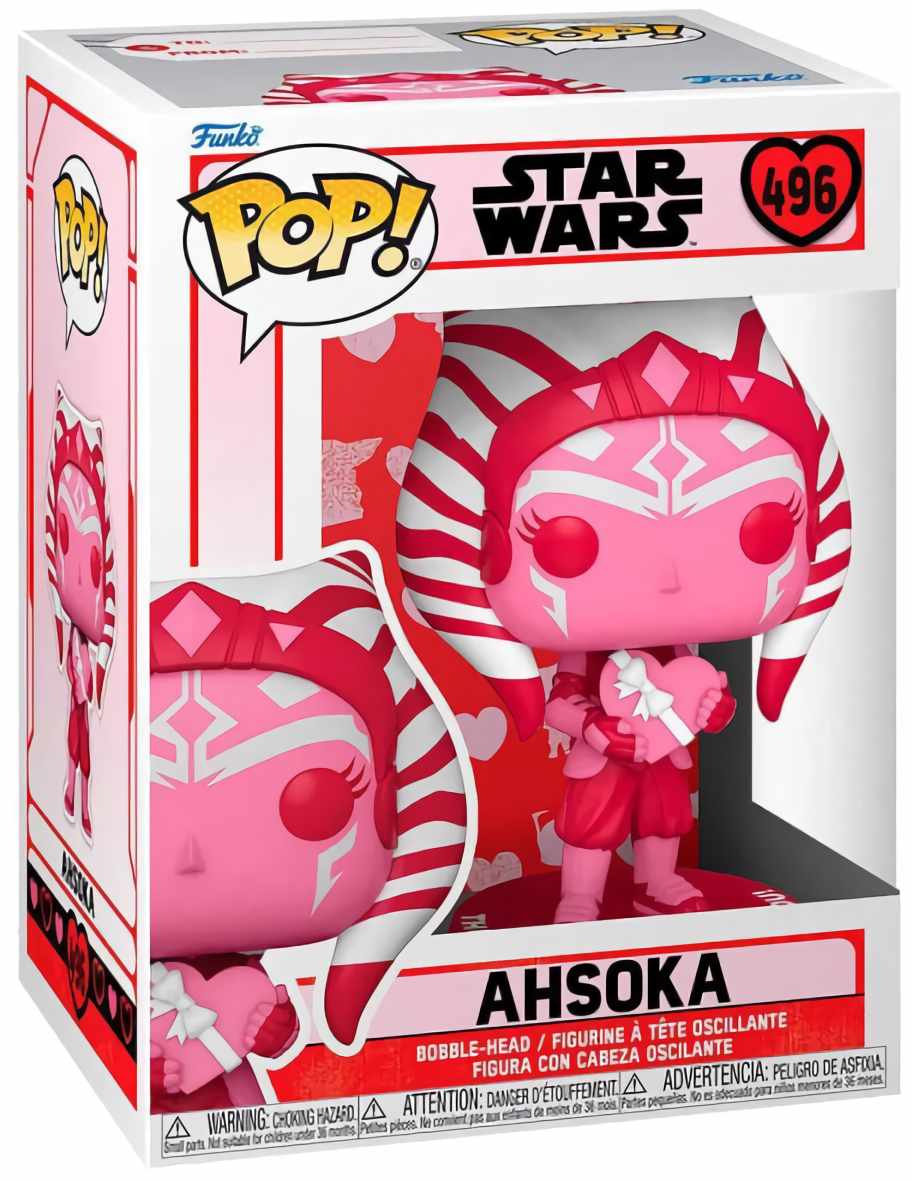 (EU) Фигурка Funko POP! Star Wars Valentines: Ahsoka (496)