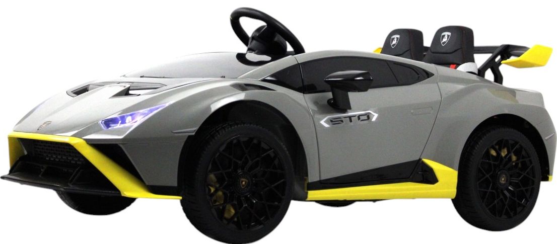 Детский электромобиль RiverToys Lamborghini Huracán STO (E888EE-GRAY) серый