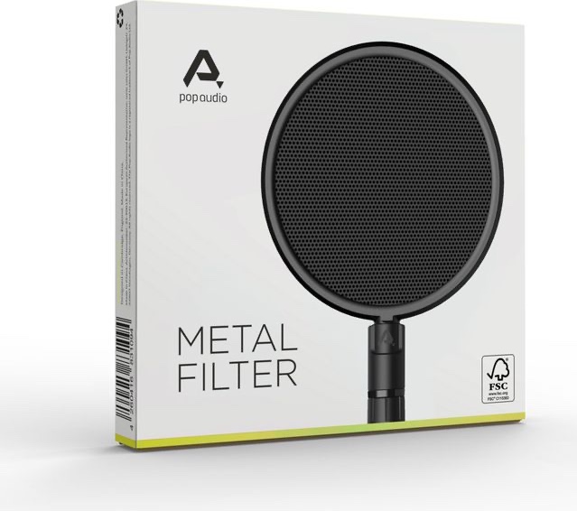 

(EU) Поп-фильтр Pop Audio Metal, металлический,  150 мм, на гибком держателе