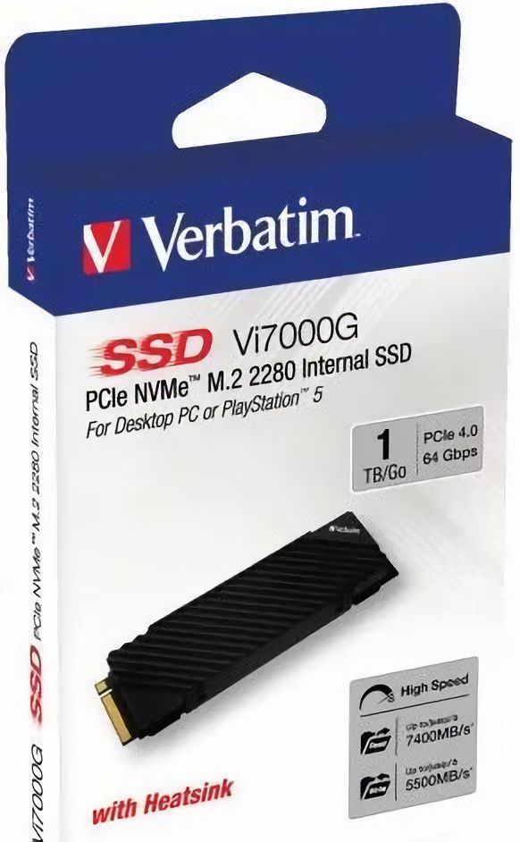 SSD-диск Verbatim PCIE NVME M.2 1 ТБ (VI7000G)