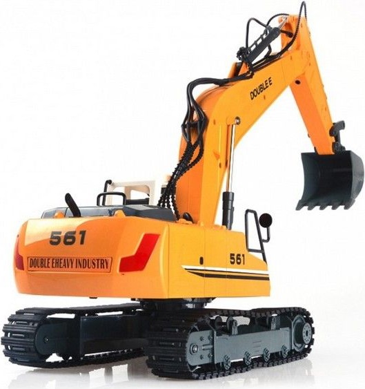 Радиоуправляемый экскаватор Double Eagle 1:16, ковш, отбойный молоток(E561-003)