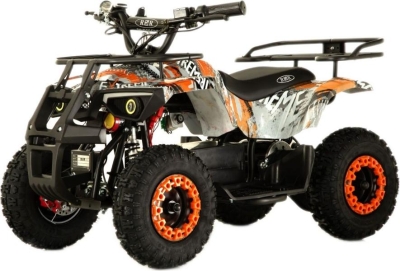 Детский электроквадроцикл RiverToys TIKI оранжевый