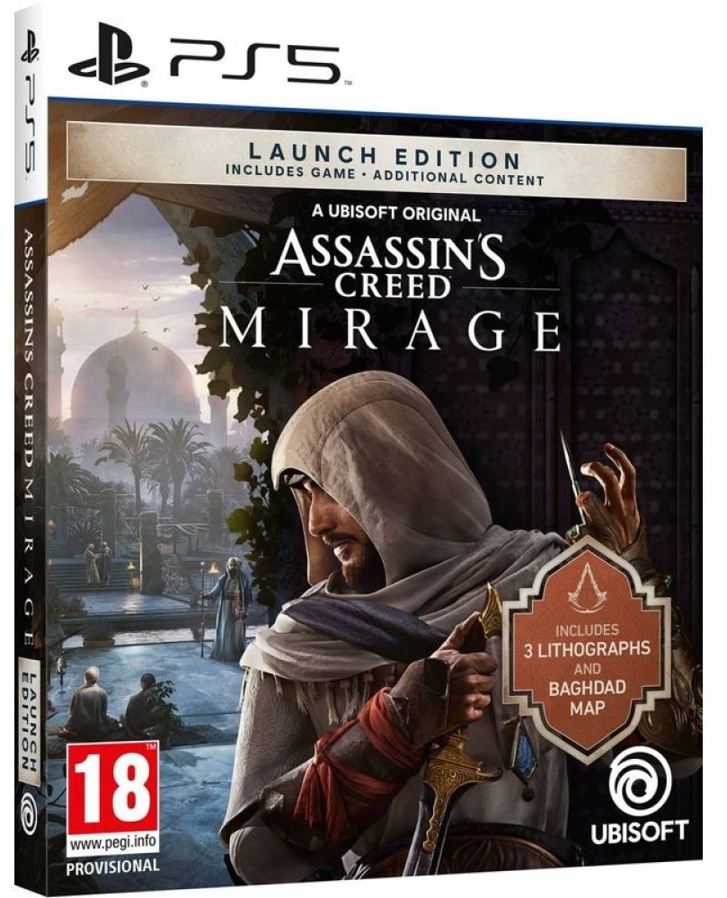 Игра Assassin’s Creed Mirage Launch Edition (PS5, Русские субтитры) Б/У