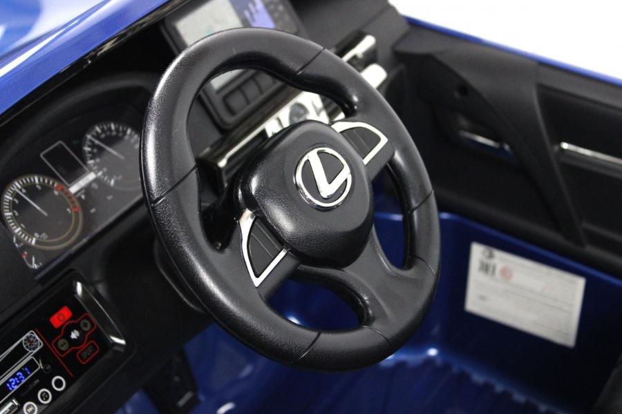 Детский электромобиль RiverToys Lexus LX570 (Y555YY) синий глянец