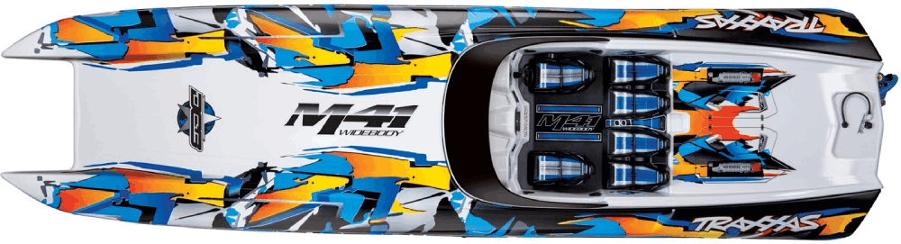 Радиоуправляемая модель катер Traxxas DCB M41 Widebody TSM RTR (TRA57046-4-OR)