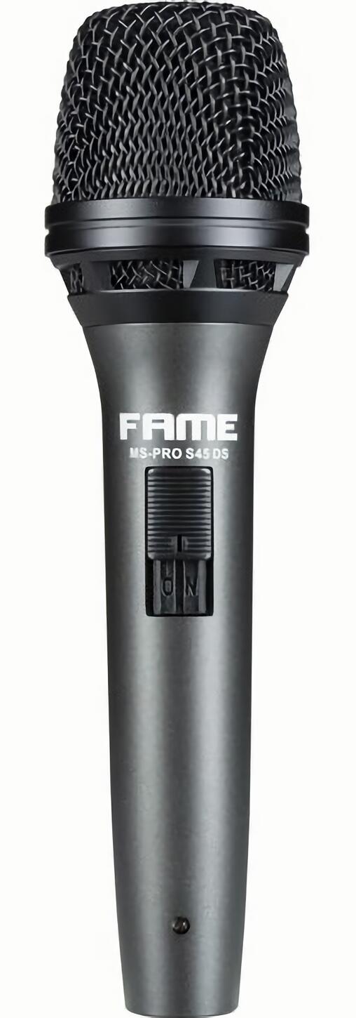 

(EU) Динамический микрофон Fame MS-PRO S45 DS, суперкардиоидный, для вокала