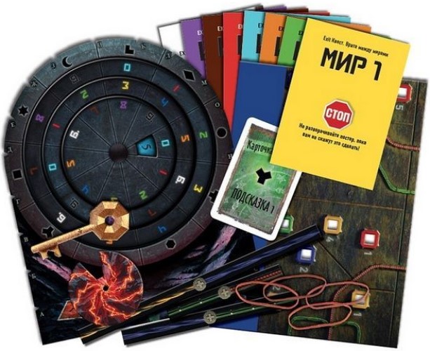 Настольная игра ZVEZDA Exit Квест. Врата между мирами, ZV-8848