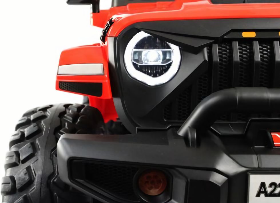 Детский электромобиль Jeep A222AA красный