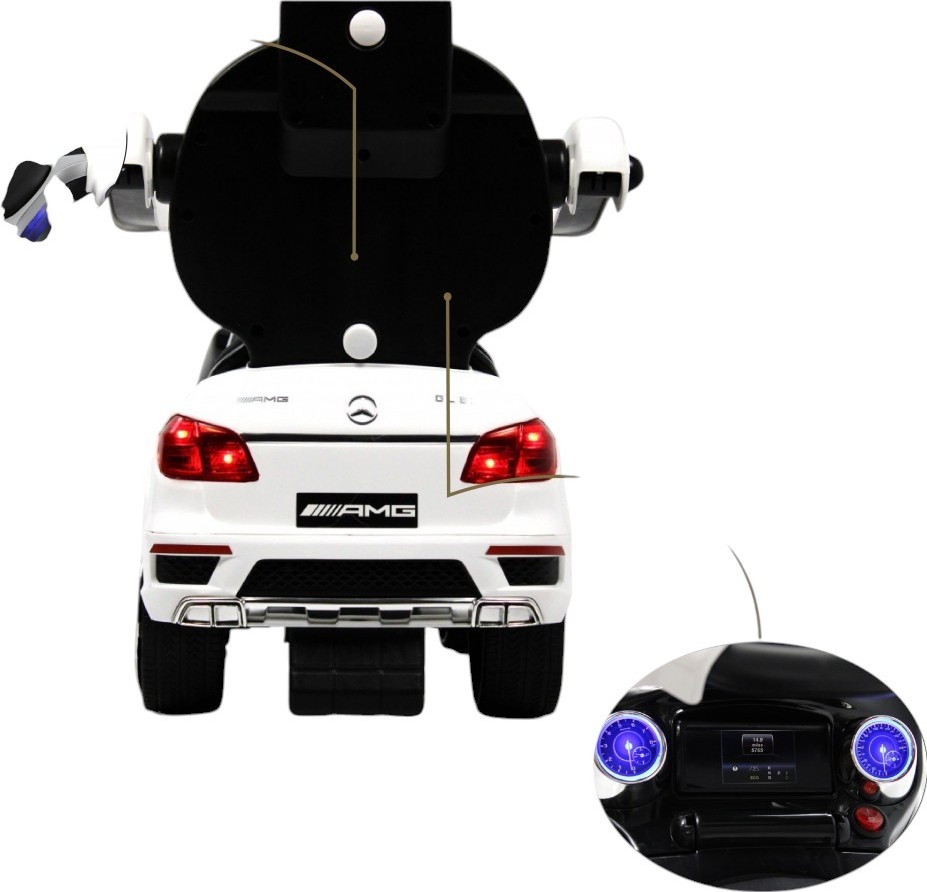 Детский толокар Mercedes-Benz GL63 RiverToys (A888AA-H) (белый)