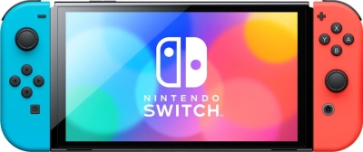 Игровая приставка Nintendo Switch OLED 64GB (неоновый красный/неоновый синий) (AZ)