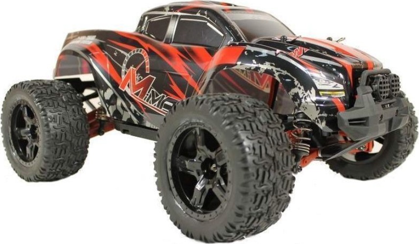 Радиоуправляемая модель монстр Remo Hobby MMAX Brushless UPGRADE (красный) 1к10 (RH1035UPG-RED)