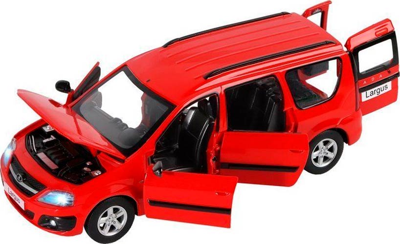 Машина АВТОПАНОРАМА LADA LARGUS (красный) (JB1251419)