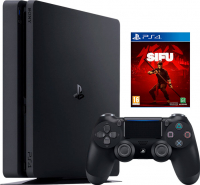 Sony PlayStation 4 Slim (500GB) (PS4, CUH-2200A)(AZ) + игра SIFU