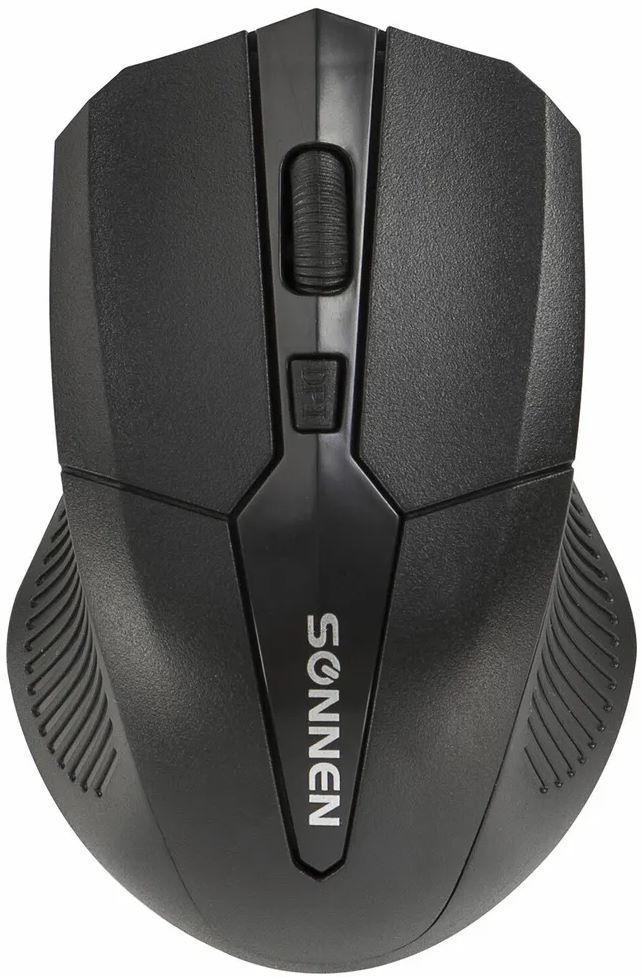 Набор беспроводной SONNEN K-648, клавиатура 117 клавиш, мышь 4 кнопки 1600 dpi, черный, 513208