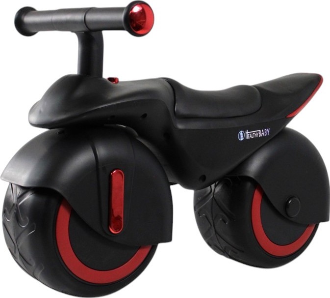 Детский беговел RiverToys (HB-222) (черный)