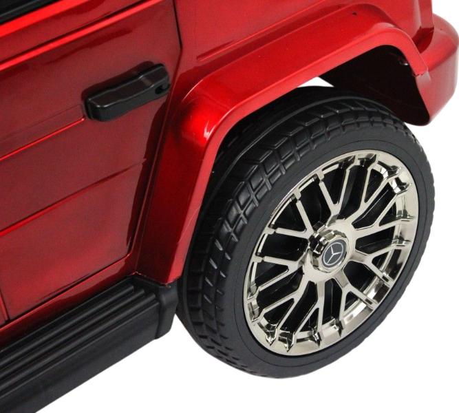Детский электромобиль RiverToys Mercedes-AMG G63 4WD (G333GG) красный глянец