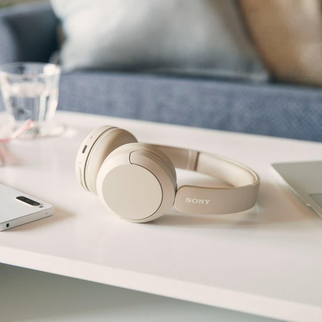 Беспроводные наушники с микрофоном Sony WH-CH520 Beige
