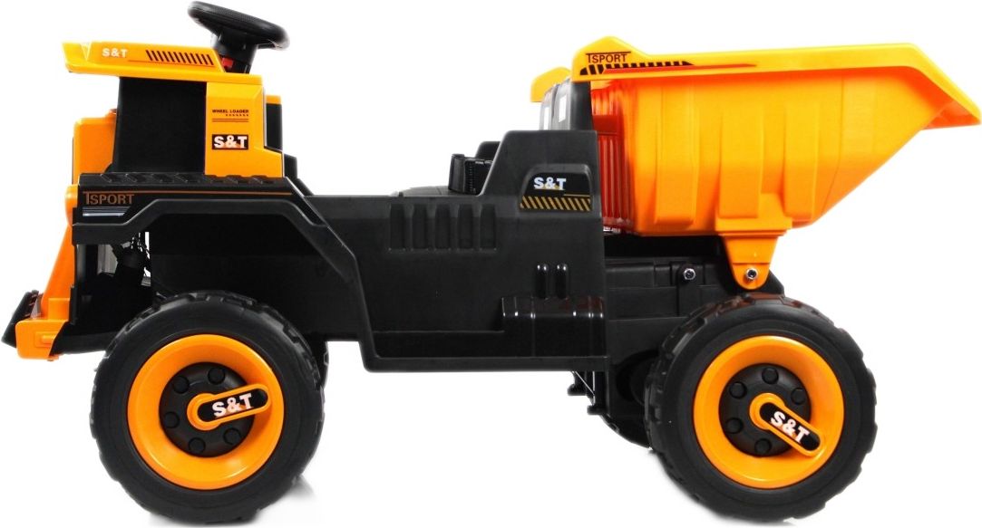 Детский электромобиль RiverToys K555PX оранжевый