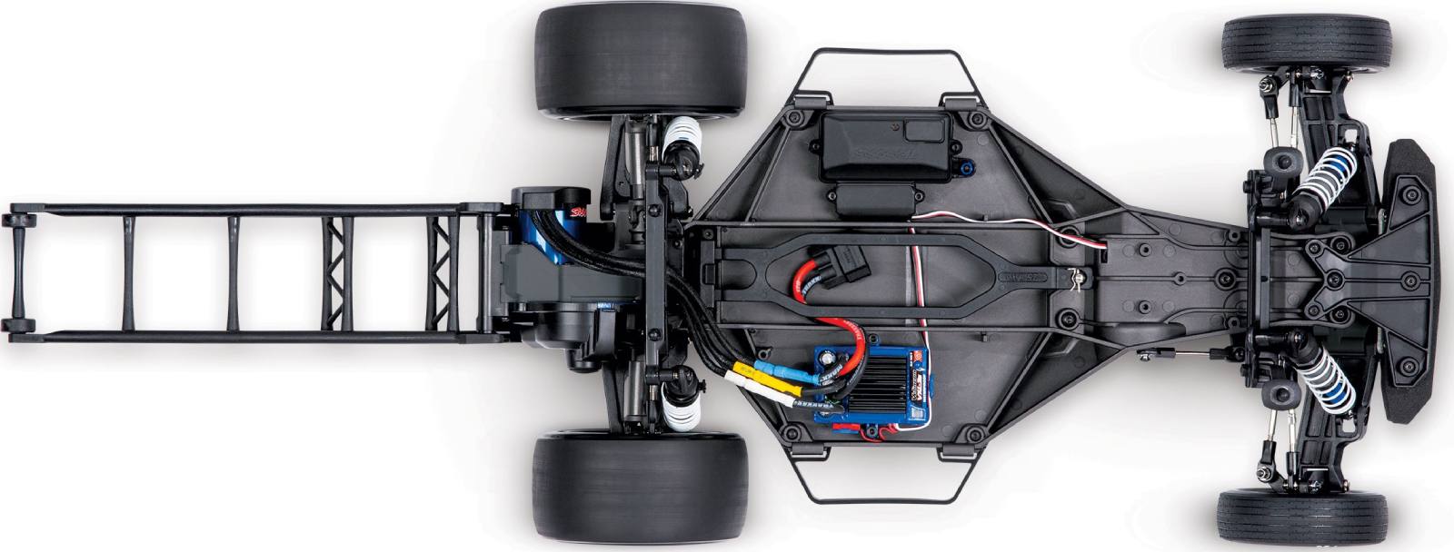 Радиоуправляемая модель драгстер Traxxas Drag Slash 2WD RTR 1к10 TQi TSM (TRA94076-4-R)