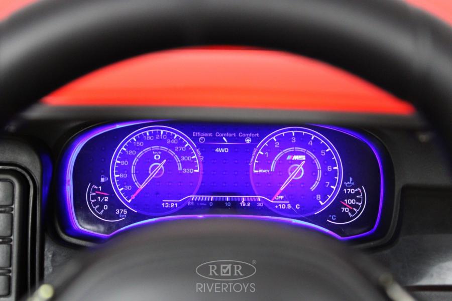 Детский электромобиль RiverToys BMW M5 Competition (A555MP) красный