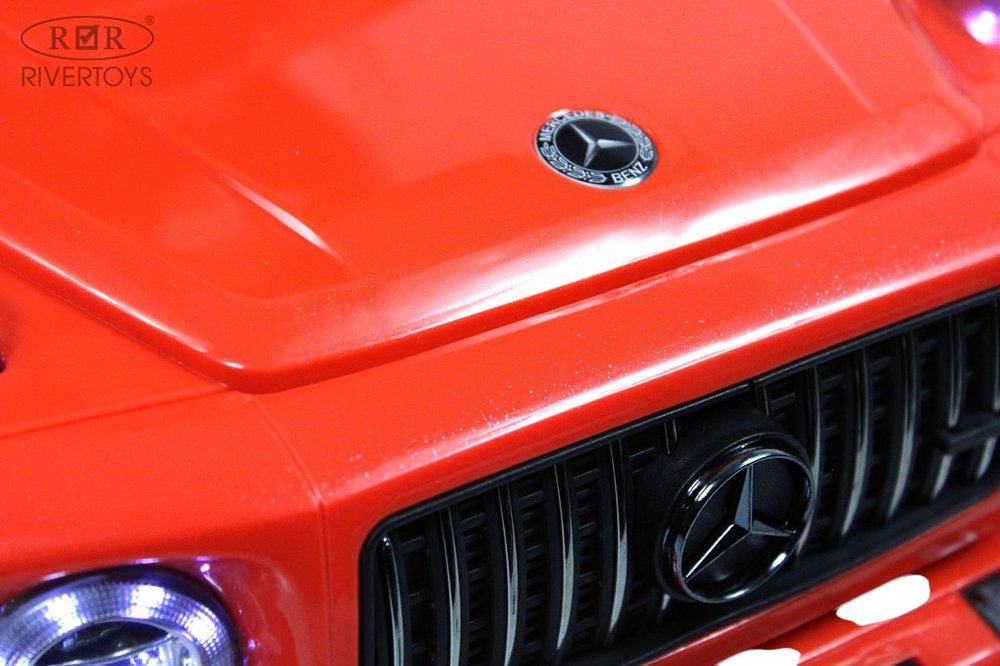 Детский толокар Mercedes-Benz G63 RiverToys (Z001ZZ-A) (красный бриллиант)