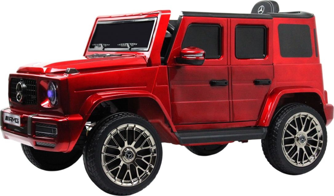 Детский электромобиль RiverToys Mercedes-AMG G63 4WD (G333GG) красный глянец