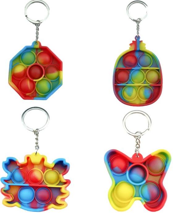 Брелок-игрушка POP IT Бабочка антистресс (тактильная, сенсорная)